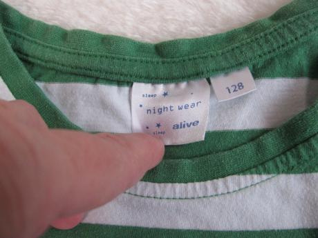 Tričko zeleno bílé, alive,128