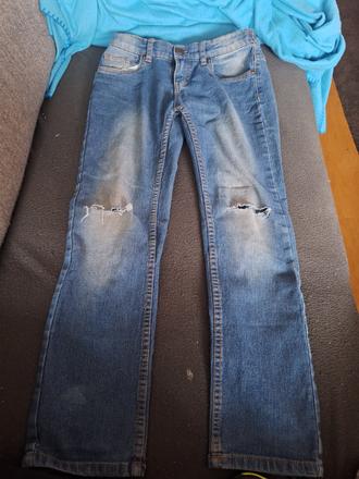 Chlapecké džíny značky y.f.k. velikost 140.  r, 140