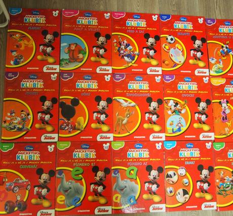 Knihy, knížky mickey, mickeyho klubík disney, 
