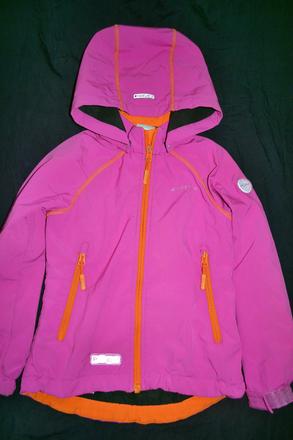 Podzimní  softshellová dívčí bunda v.116, s fleece, 116