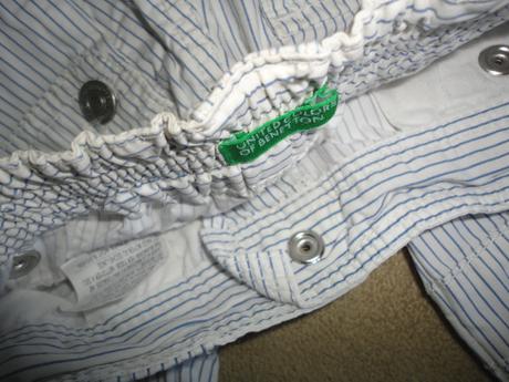Supr letní 7/8 pumky benetton, vel. 2 roky, benetton,92