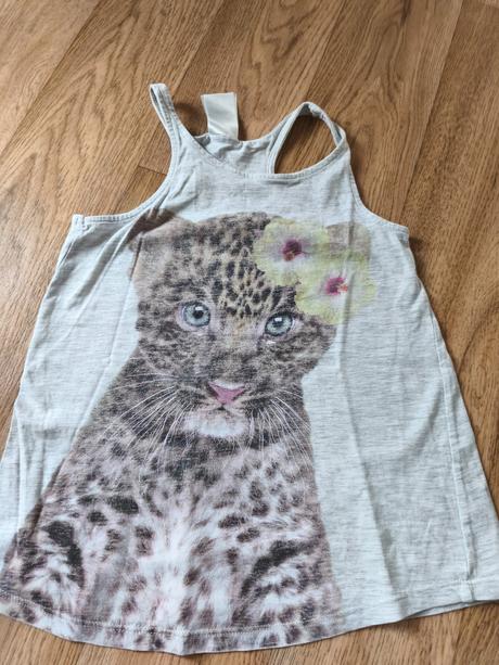 Letní pyžamo leopard h&m 122/128, h&m,128