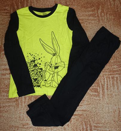Chlapecké pyžamo bugs bunny vel. 134-140, 134