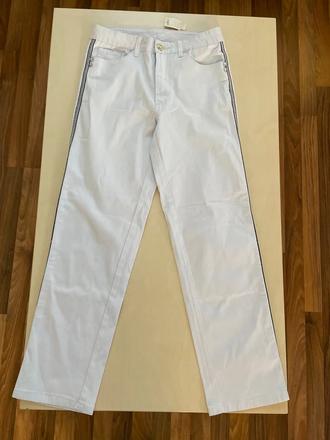 Nové bílé džíny, šmouha, vel w34 a l28, jet line, s