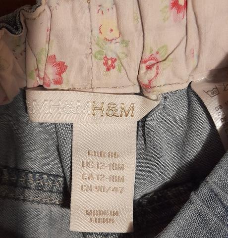 Dívčí letní kalhoty h&m, vel.86, h&m,86