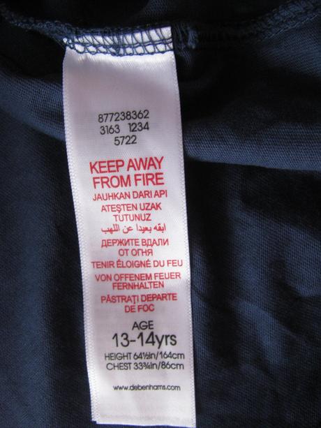 Bavlněné modro šedé tričko s vánočním motivem, 164