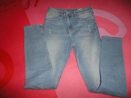 Drbané rifle hm, bezva stav, vel. 10-11 let, h&m,140