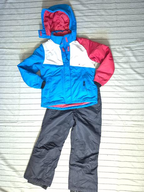 Dívčí bunda+kalhoty na lyže crivit 134/140, crivit,134
