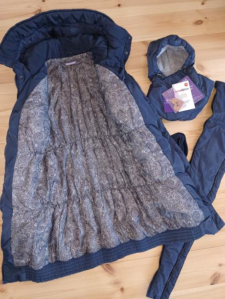 Nosící a těhotenská zimní bunda, l