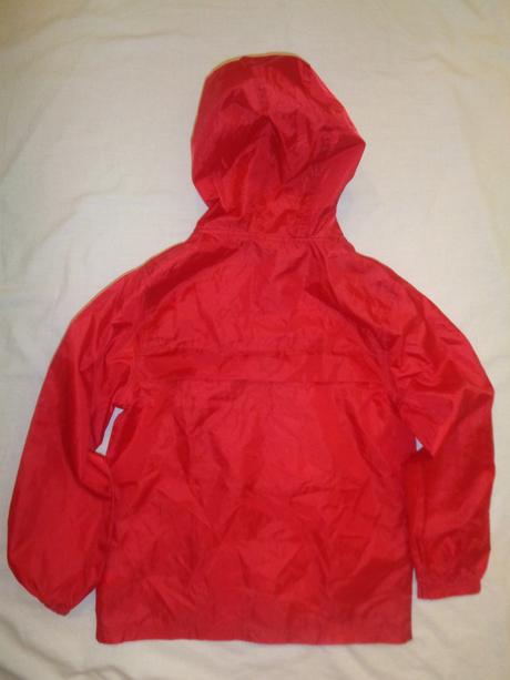 Lehounká červená šusťáková bunda, tu,140