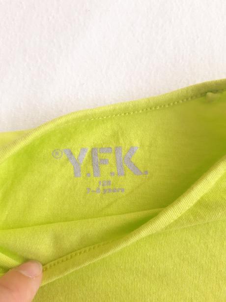 Zelenožluté tričko, kik,128