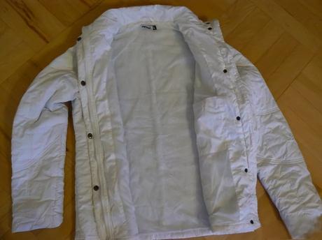 Bílá přechodová bunda, 42