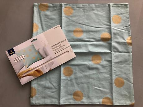 Nové dekorativní povlak polštářek mint tečky zlatá, šířka (cm): 50,délka (cm): 50