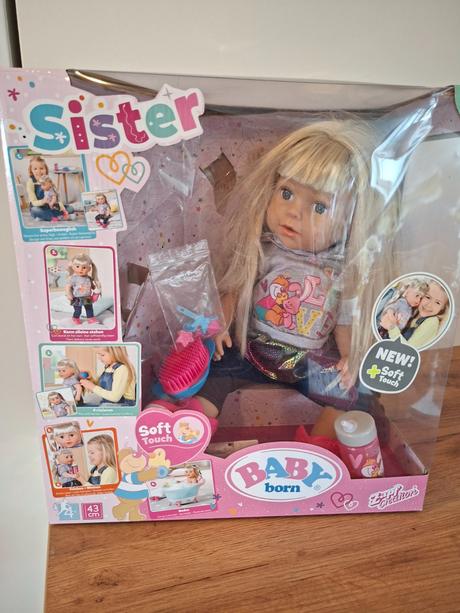 Baby born sister velka panenka sestřička.,