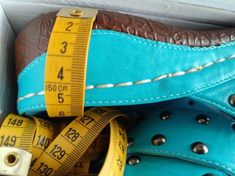 Tyrkysové nazouváky vel. 38, 38