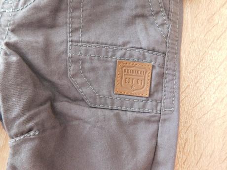 Dětské vypodšívkované kalhoty, f&f,68