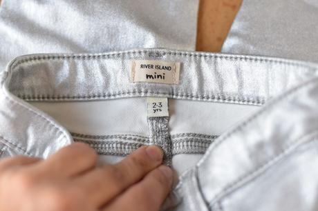 Džíny vel. 2 - 3 roky, river island,98