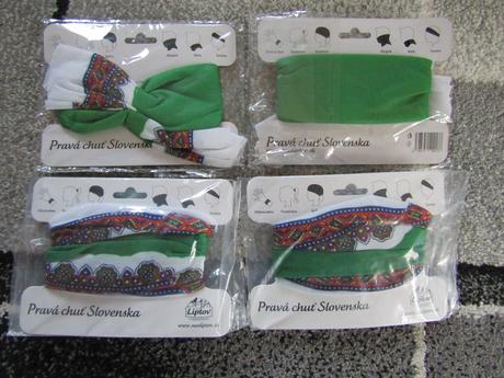 4 x nákrčník,šátek,čelenka- nové,