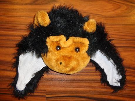 Karneval - hlava opičky - obvod 54 cm,