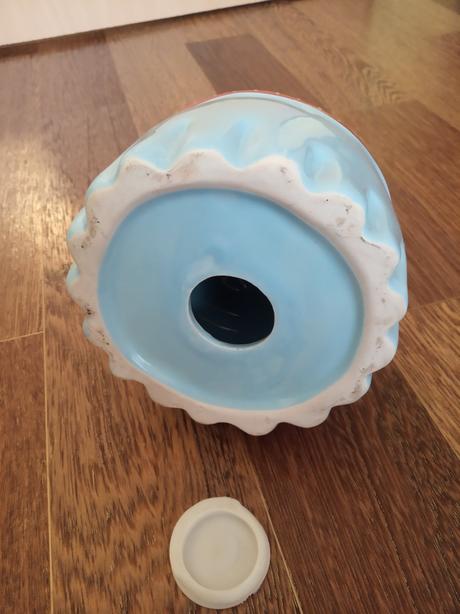 Nová keramická pokladnička/kasička - čert,