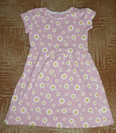 Letní šaty s kytičkami vel. 146-152, 146