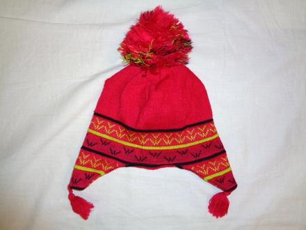 Teploučká zimní čepice s krytkama, h&m,116