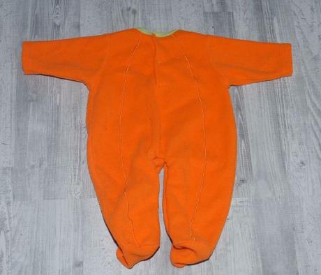 Fleecový teplý overálek na spaní i halloween, baby,62