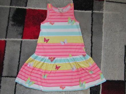 Bavlněné šaty zn.h & m vel.122/128, h&m,122