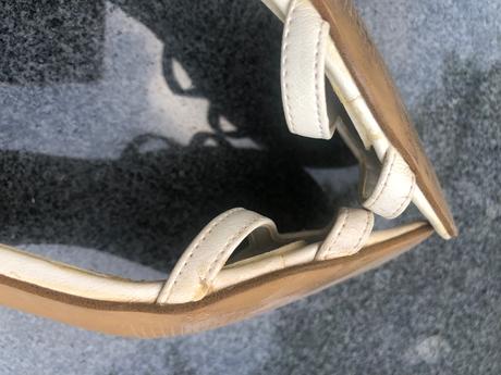 Bile sandaly na podpadku 36, graceland,36