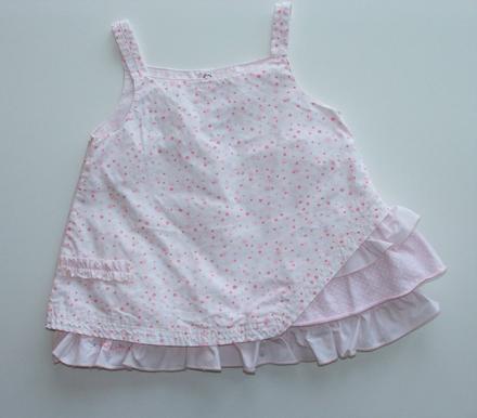 P693 plátěné šaty na ramínka vel. 62, 62