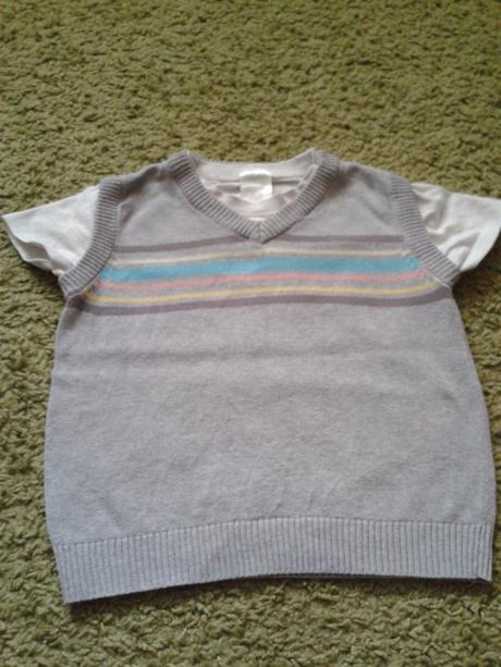 Triko s vestičkou v jednom zn.urban rascals,vel.92, 98