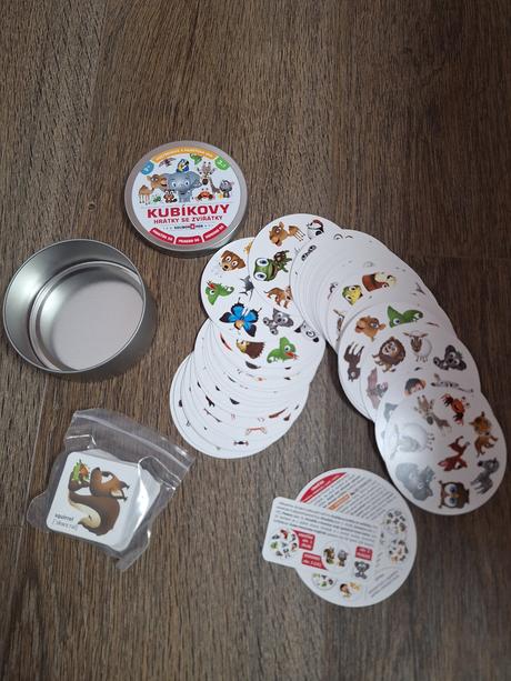 Kubíkovy hrátky se zvířátky 3 v 1 (dobble,domino),