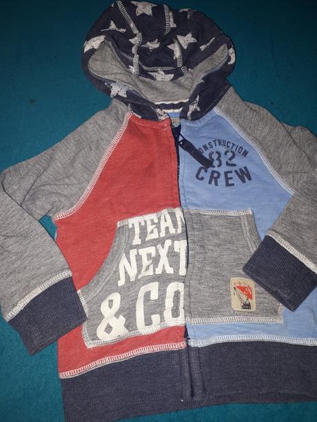 Frajerská mikina na zip vel. 86 next, next,86