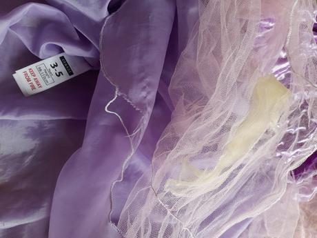 Kostým víla fialková šaty,