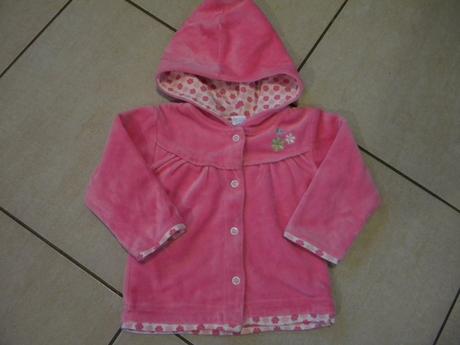 Sametový kabátek zn.c & a vel.68, c&a,68