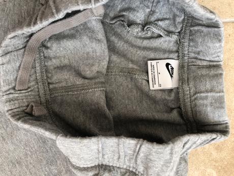 Šedé bavlněné kraťasy nike s, nike,s