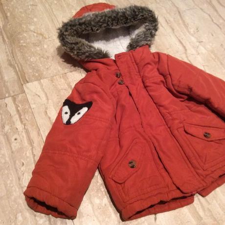 Zimní bunda s lišákem zn. nutmeg, nutmeg,86