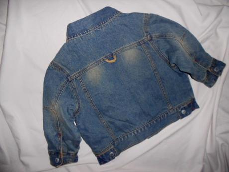 Luxusní teploučká podšitá riflová bunda, next,92