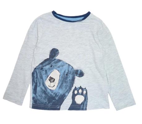 Tričko s méďou vel. 104, nutmeg,104