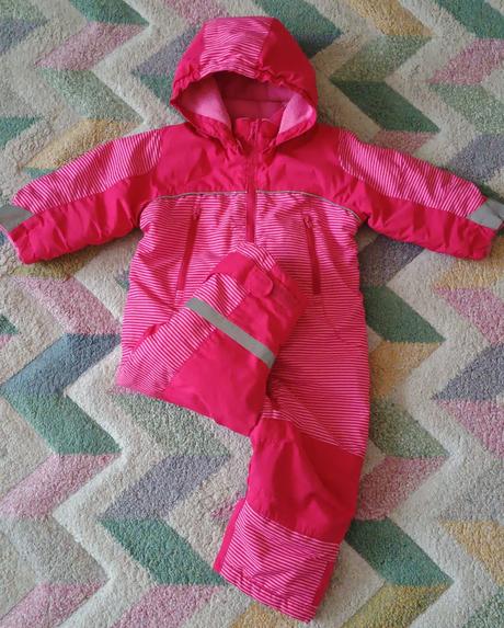 Komplet -kombinézka h&m a softshellové kalhoty, h&m,86