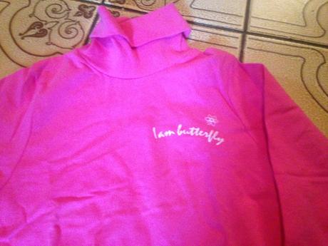 Nový dívčí rolák nápis, 104