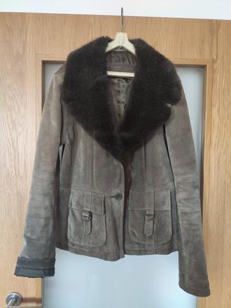 Kožená bunda, vel.40, c&a,m