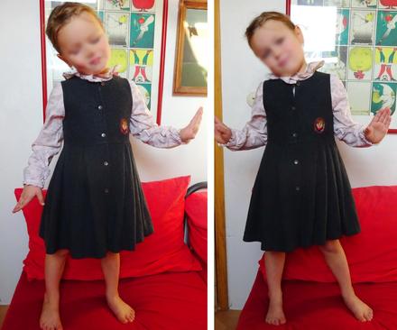 Vlněná šatová sukně, 110