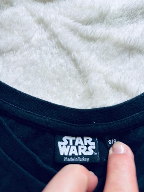 Triko černé dívčí star wars- v.8/9 let, 134