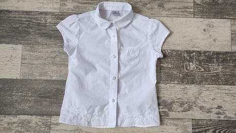 Blůzka/halenka bílá dívčí v.116, tu,116