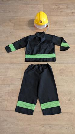 Karnevalový kostým hasič, záchranář vel. 104, 