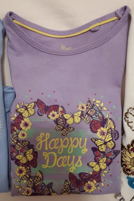 3x tričko s dlouhým rukávem, vel.98/104, 98