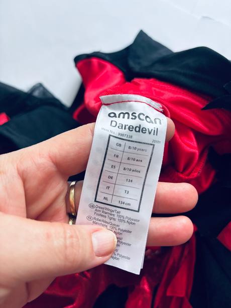 K5/ kostým čertice - v.8/10 let,