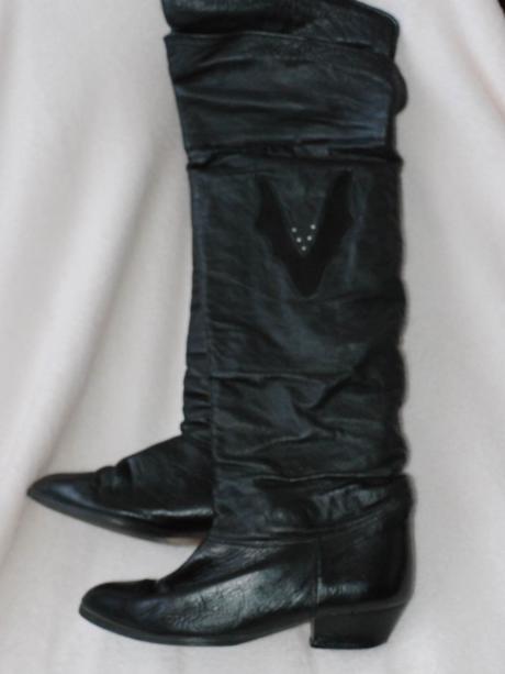 Kozacky ke kolenum kozene pro siroka lytka, 37