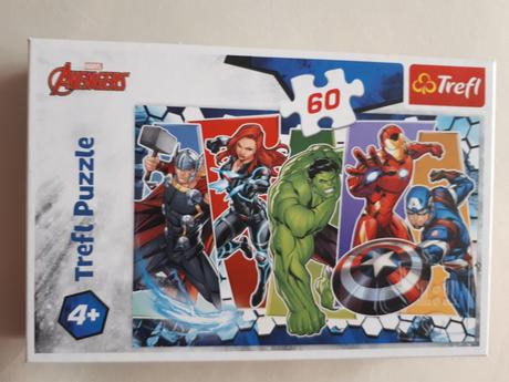 Trefl puzzle avengers - neporazitelní, 60 dílků,